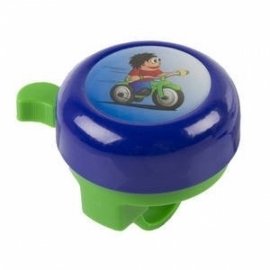 Sonerie M-Wave verde/albastru cu bicicleta - BikeCentral
