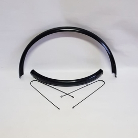 Aparator noroi de 622, metal, negru - BikeCentral