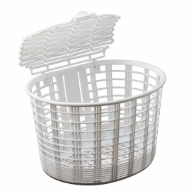 Cos fata alb din plastic oval - BikeCentral