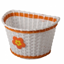 Cos orange de copii cu flori - BikeCentral