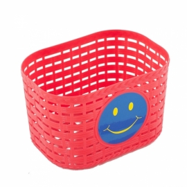 Cos rosu de copii cu smile - BikeCentral