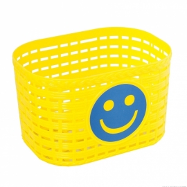 Cos galben de copii cu smile - BikeCentral