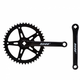 Angrenaj 44T negru otel  - BikeCentral