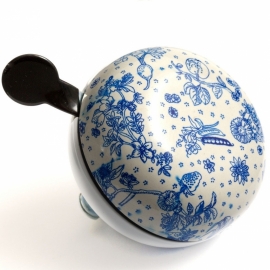 Sonerie mare cu flori albastre - BikeCentral