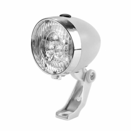 Far fata din otel cu baterii alb - BikeCentral