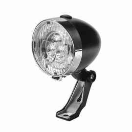 Far fata din otel cu baterii negru - BikeCentral