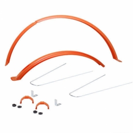 Aparator noroi din plastic 26-28 portocaliu - BikeCentral