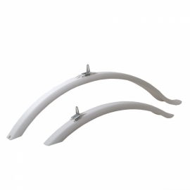 Aparator noroi 26 din plastic alb - BikeCentral