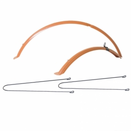 Aparator noroi 26 portocaliu din plastic - BikeCentral