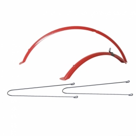 Aparator noroi 26 rosu din plastic - BikeCentral