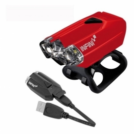 Far fata Infini LAVA 2 Super Led USB rosu - BikeCentral