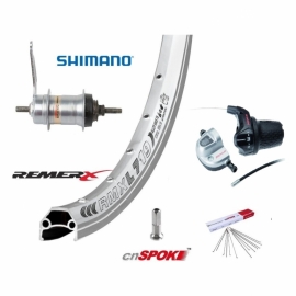 Roata spate 622 complet schimbator in butuc Nexus 3V nefacut - BikeCentral