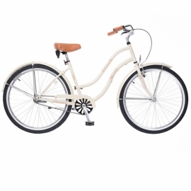 Bicicleta Neuzer Beach 1V 26 pentru dame crema - BikeCentral