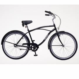 Bicicleta Neuzer California Eco 1V pentru barbati negru