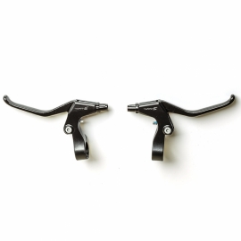 Maneta frana din aluminiu Saccon negru scurt - BikeCentral