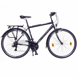Bicicleta Neuzer Ravenna 50 3x7 V pentru barbati negru - BikeCentral
