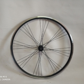 Roata fata 622 capsat cu butuc Miche negru - BikeCentral