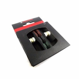 Saboti frana Promax pentru V-brake - 3 componente - Frana si accesori > Saboti si placute > Saboti V Brake bicicleta  - BikeCentral