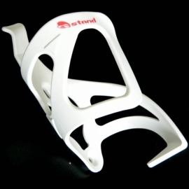 Suport bidonas Ostand plastic alb - BikeCentral