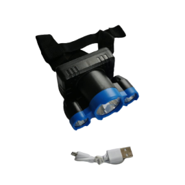 Laterna frontala cu acumulator USB 3 Led - BikeCentral