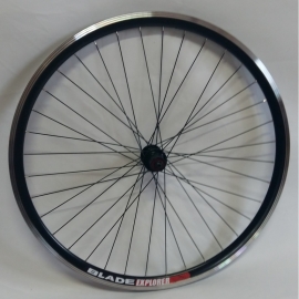 Roata spate 26 pe disc casetat negru - BikeCentral
