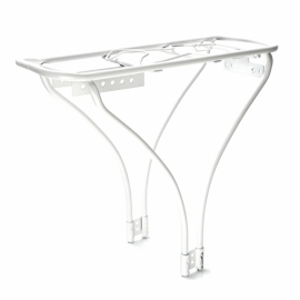 Portbagaj reglabil 24-28 alb din otel - BikeCentral