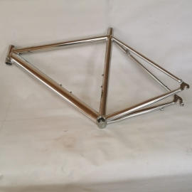 Cadru 622 aluminiu cromat cursiera 1 1/8 52 cm - BikeCentral