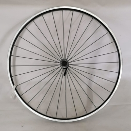 Roata fata 622 cursiera dublu capsat negru - BikeCentral