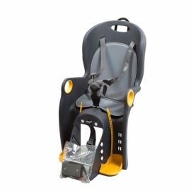 Scaun pentru copii pe portbagaj gri - BikeCentral