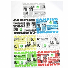 Set Sticker Camping - BikeCentral