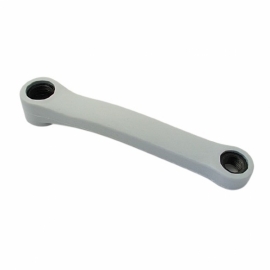 Brat stanga gri otel invelit cu plastic 170 mm - BikeCentral