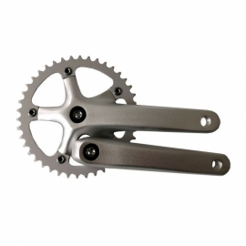 Angrenaj Dema 42T 170mm argintiu aluminiu - BikeCentral