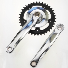 Angrenaj 38T nichelat 1V 170mm - BikeCentral