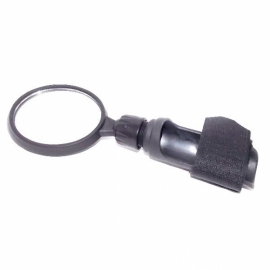 Oglinda pe capatul ghidonului cu velcro negru - BikeCentral