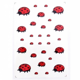 Set Sticker Buburuza rosu - BikeCentral