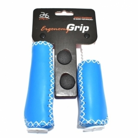 Mansoane Jet albastru cusute cu fir 95/135 mm - BikeCentral