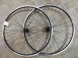 Set roti cursier 622 cu jante duble , butuci Shimano , casetat - BikeCentral