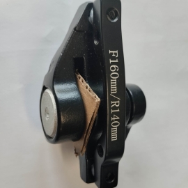 Frana saccon disc fata Ø160 mm cu adaptor F160/R140 - Frana si accesori > Frana disc  - BikeCentral